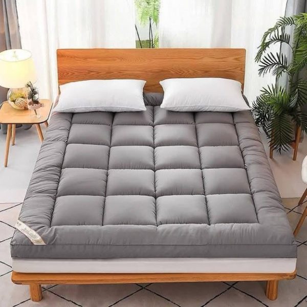 Premium Elastic Mattress Topper – Soft, Breathable & Skin-Friendly (All Sizes)