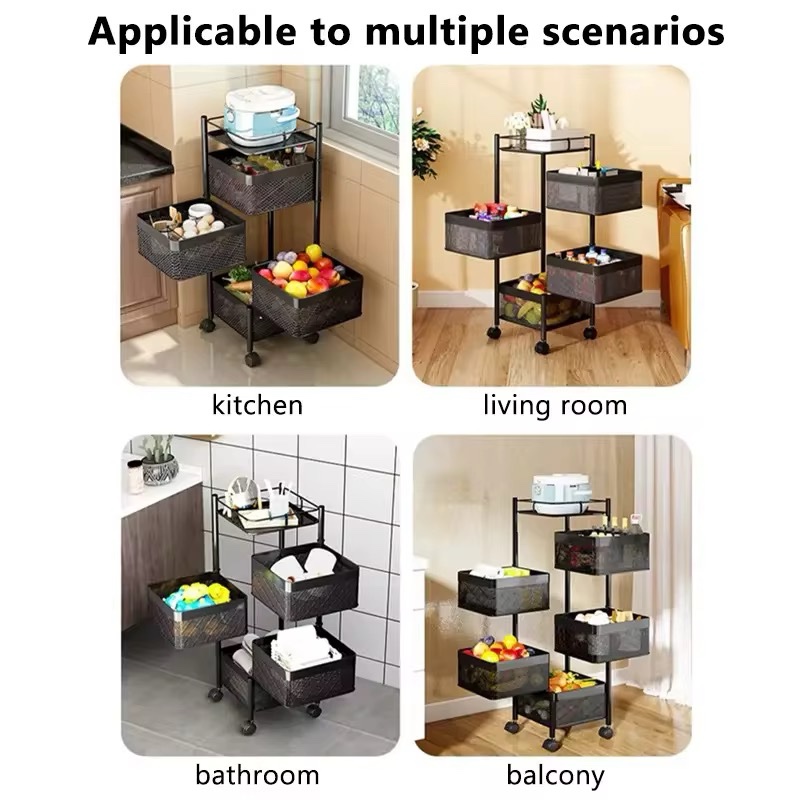 5 tier rolling storage cart - Image 6
