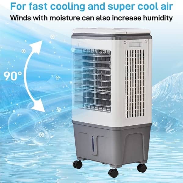 75L Portable Air Cooler with Wheels – Evaporative Cooling - Image 4