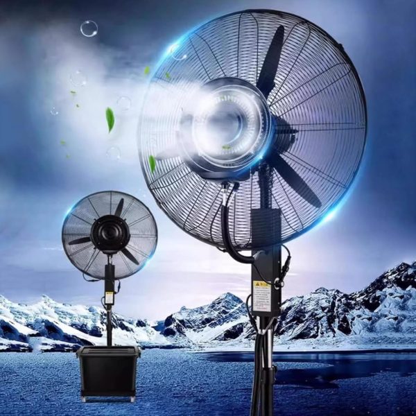 30-Inch Industrial Mist & Ice Fan with 42L Water Tank