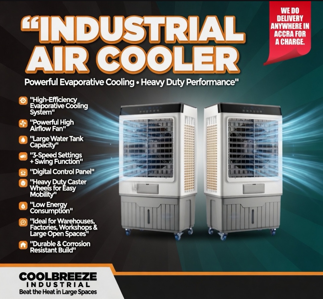 75L Portable Air Cooler with Wheels – Evaporative Cooling - Image 2