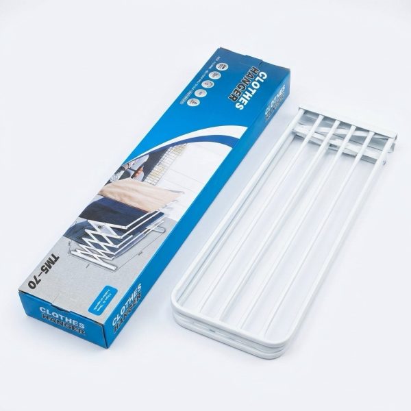Wall-Mounted Folding Clothes Drying Rack